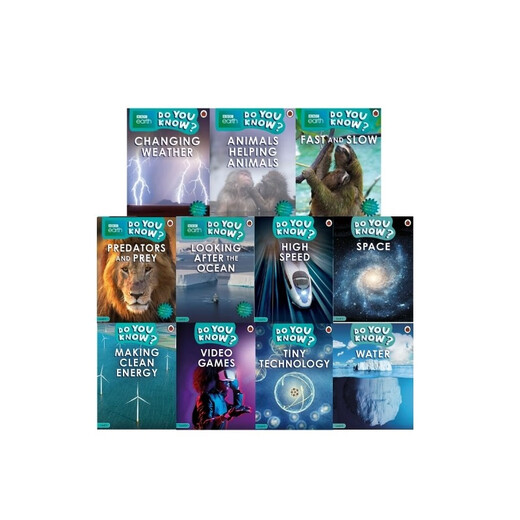 点读版 BBC Do You Know科普分级阅读绘本Level 4(11册)+在线学习卡 英文原版自然百科科普绘本 剑桥少儿英语KET阅读刷分神器