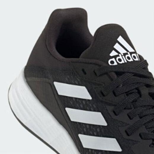 Adidas (adidas) zapatillas para correr para hombre y mujer, nuevas zapatillas deportivas transpirables de otoño 25, zapatillas para correr, zapatillas de malla informales livianas, blanco y negro/JQ9716 45