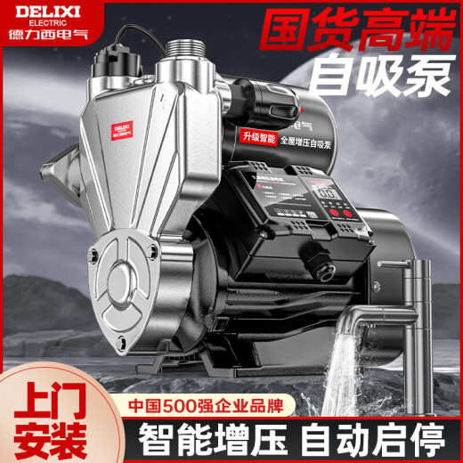 德力西电气（DELIXI ELECTRIC）增压泵家用全自动插电自来水井水管道热水全屋加压自吸水泵抽水泵 1390W【数显防冻款】
