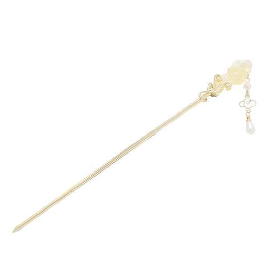 Su Shiliu, ancient style tassel hairpin for women, high-end hairpin, new Chinese style hairpin and headwear, birthday gift for girlfriend and wife, Xiangyun Jade Ruyi tassel hairpin