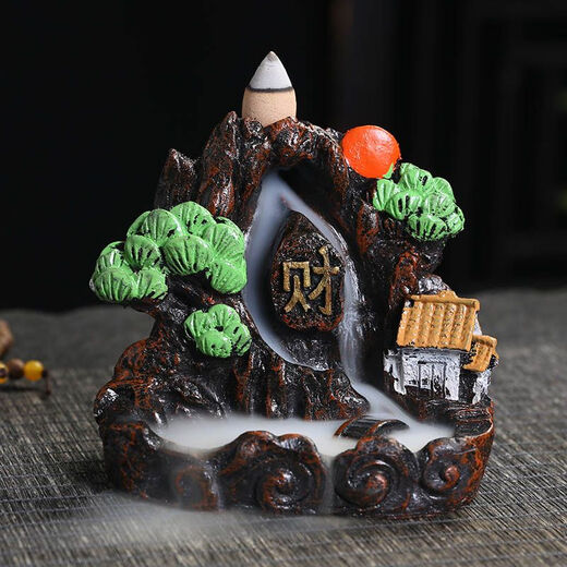 Mewai (incense burner) reverse flow incense tower incense creative ornaments aromatherapy household reverse flow incense grains toilet deodorizing incense 55 grains + I Longmen mixed fragrance