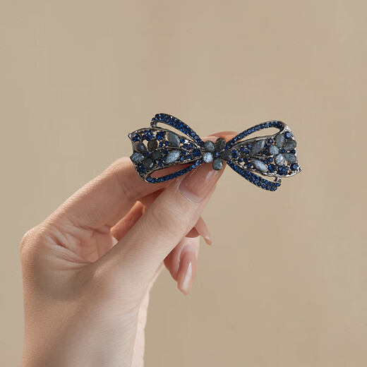 Chimera (CHIMERA) bow hairpin back ponytail horizontal clip headband female high-end hairpin hair accessories female birthday gift