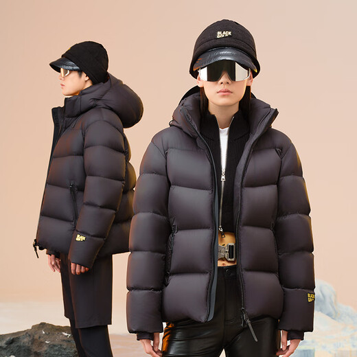 Govan black gold goose down jacket, the same style as Mr. Lei, functional 4.0 five-frame down jacket for men and women, haute couture knight black M