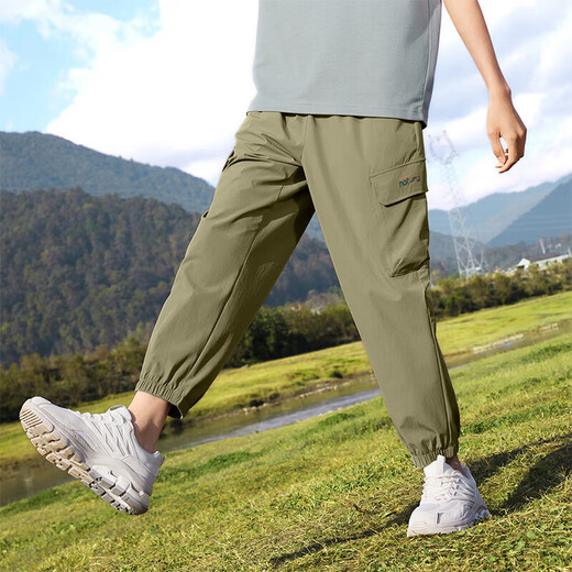 361 Sports pants men's summer nine-point pants loose casual sports breathable pants 652429701-2