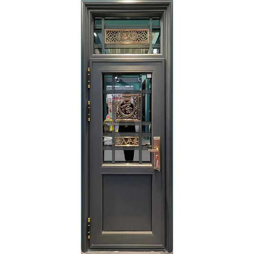 鑫天明铝合金断桥玻璃防盗门（樘） 仿铜 定制咨询