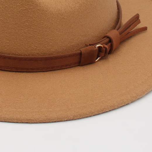 Oppenheimer Hat Fedora Fedora Hat Men's and Women's British Style Jazz Hat Big Brim Retro Gentleman Top Hat Dark Gray l59-62cm