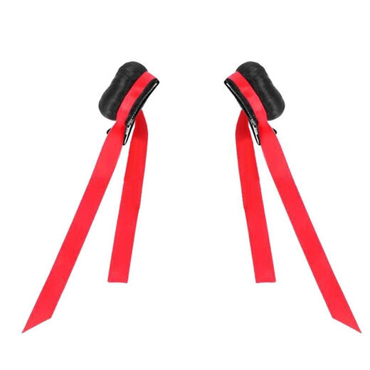 ENRMIIV children's Nezha hairband, hairpin, super cute wig, ball head, super cute idol event performance hair accessories, wig ball, bangs headband