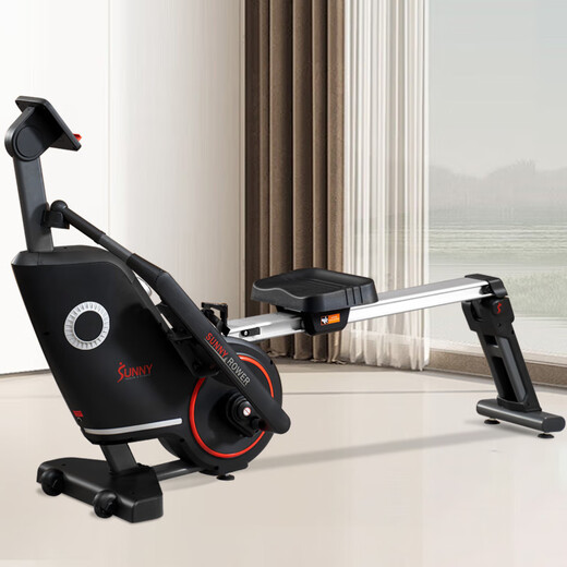 SUNNY sculls rowing machine household magnetically controlled smart rowing machine foldable indoor sports fitness equipment rowing machine