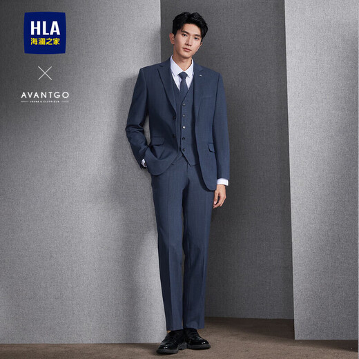 HLA Hailan House suit men's light business classic flat lapel suit Western men's spring and autumn