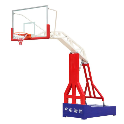 Chuangjingyixuan 2024 high-quality outdoor adult standard basketball stand outdoor removable youth training imitation liquid Jinling same style concave box [for competition only]