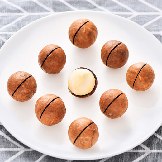 品馋坊夏威夷果大颗粒奶香味袋装 干货坚果炒货每日坚果办公室休闲孕妇 大颗粒夏威夷果500g*1罐