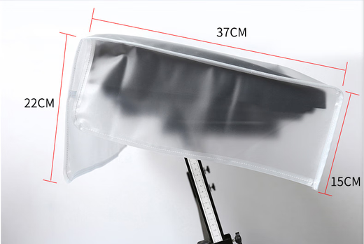 Zhenyue Piano Dust Cover Sunproof and Waterproof Electronic Piano Cover Transparent Frosted Electric Piano Cover Yamaha Moisture-proof White 88 Keys