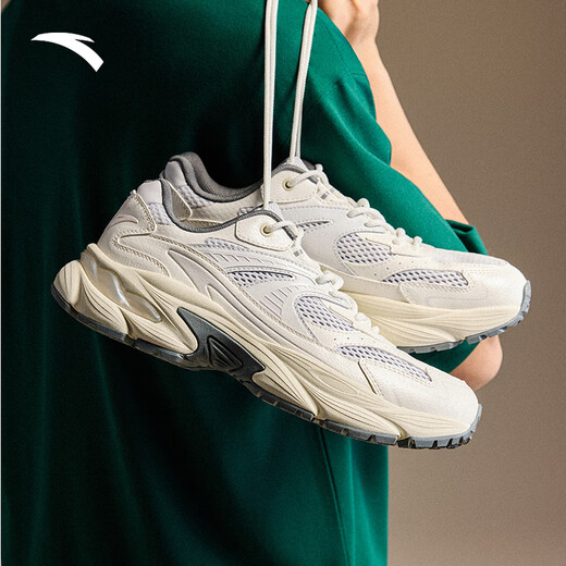 Anta AT802 Retro-Laufschuhe, Freizeitschuhe, Herrenschuhe, dämpfend, trendig und vielseitig, neue Paar-Vater-Schuhe mit dicken Sohlen, Sneakers