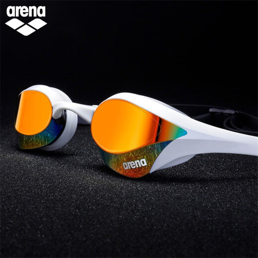 Arena imported racing swimming cobra youth swimming goggles anti-fog waterproof high-definition Yonglian certified competition only original imported (RDSWF) flat light
