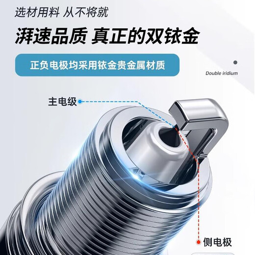 湃速15至今吉利博越2.0L双铱金火花塞原厂原装汽车配件4支装9901