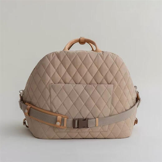 Other brands of car dog bags and cat bags for outings, large-capacity cotton-filled warm pet bags for small and medium-sized dogs, portable bags for small and medium-sized dogs, brandy apricot free pillow + shoulder strap, small dogs under 8kg 43*20*40