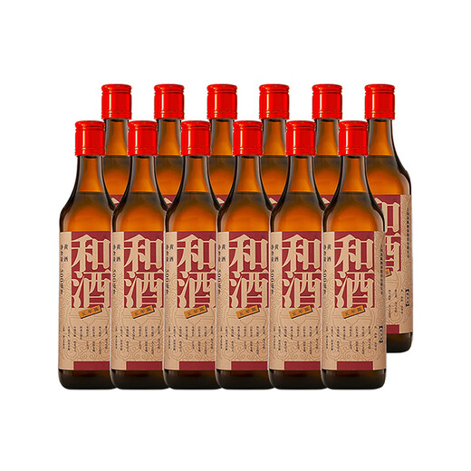Japanese sake, five-year semi-dry, Shanghai-style rice wine, 500ml*12 bottles, full box, Shanghai old wine