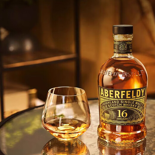 艾柏迪（Aberfeldy）16年 苏格兰高地 单一麦芽威士忌 700ml 43度 礼盒装 进口洋酒
