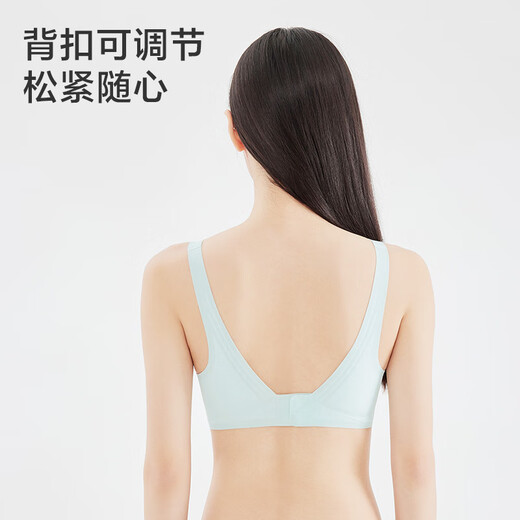 Jingdong Tokyo striped underwear women's bra breathable sexy small breast push-up beautiful back bra Crystal Skin L
