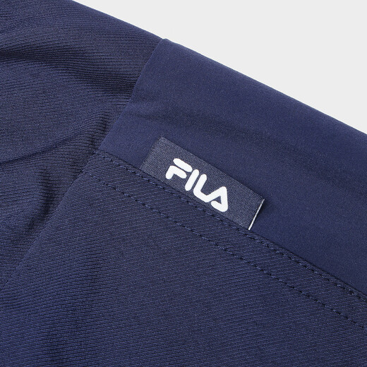 FILA Men's Men's Sports Pants Men's Fashion Casual Basic Clothing Versatile Leg Pants Woven Trousers Dark Navy M