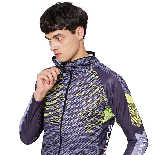 JIADIAONI (JIADIAONI) 24 new products, competition style fishing clothing, quick-drying sun protection clothing, fishing-specific road suit, men's hooded, lightweight and breathable, quick-drying fishing clothing - competition type L