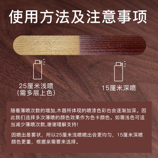Pusu ten wood self-spraying paint, matte colorless and transparent wood wax oil, solid wood furniture wood paint renovation and repair, repairing wood grain original color wood waterproof and anti-corrosion wood paint, varnish wood paint