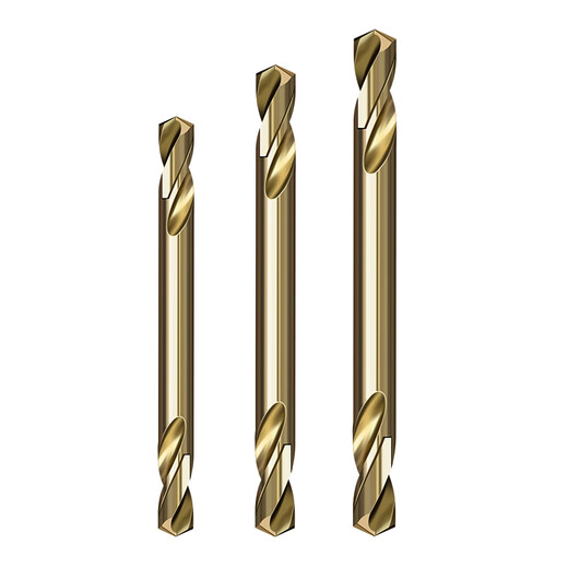 Double-head twist drill double-edged M35 alloy tungsten steel stainless steel special 304 drilling containing cobalt, high cobalt and high hardness M35 cobalt-containing double head 3.5mm 10 pieces