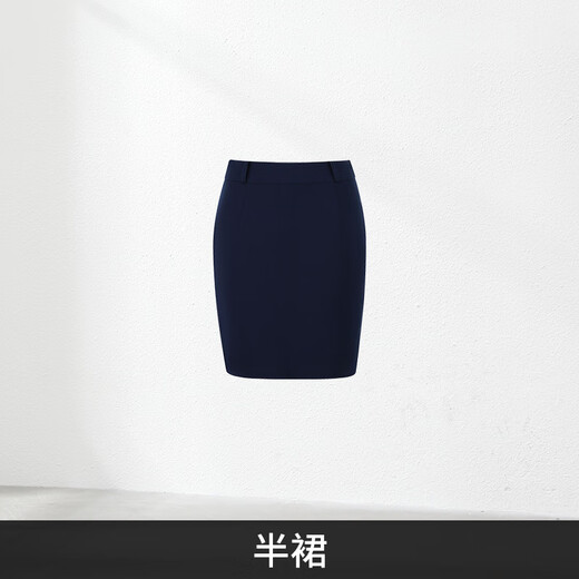 ROMON work clothes, professional suits for women, spring and autumn formal wear, hotel manager front desk jewelry store work clothes, professional suits for women, long-sleeved suit + pants (navy blue) L