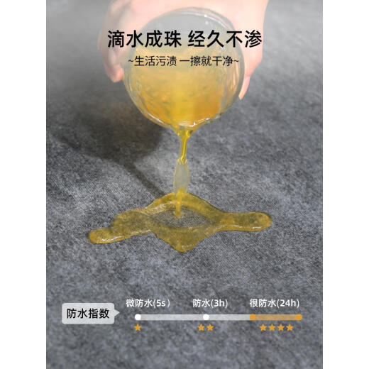 UUVZK地毯客厅2024新款家用轻奢感沙发茶几毯灰色免洗可擦防滑地毯 13792 140cm*200cm（水晶绒）