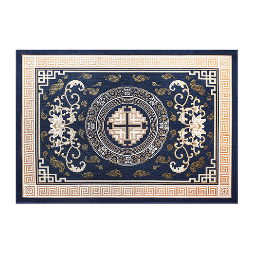 Qiqijia Floor Mat Entry Door Mat Home Door Mat Red Festive Non-Slip Wear-Resistant Entry Carpet Chinese Style Xiangyun Ruicai-Red 160*230cm