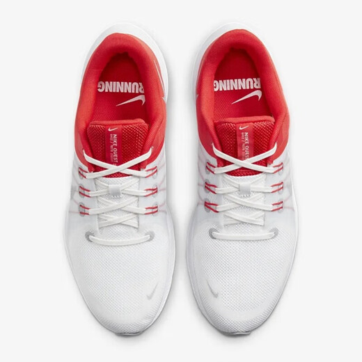 耐克（NIKE）男鞋夏季新款低帮气垫透气轻便休闲运动跑步鞋子 DA1105-100白红色 41