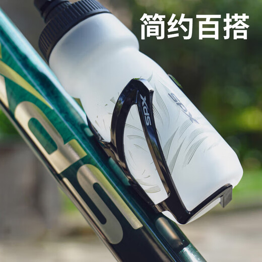 Xidesheng (xds) bicycle gradient water bottle cage F-338 resin environmentally friendly, durable, simple and versatile cycling equipment accessories, all black