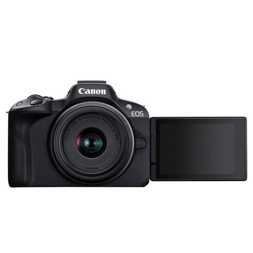 Canon only replaces but does not repair R50 mirrorless camera. Entry-level half-frame vlog4k video. Compact and portable. 18-45 set. Black comes with 1-year extended warranty.