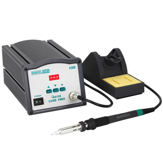 QUICK 205 electric soldering iron 150W digital display constant temperature intelligent high frequency electric iron soldering station QUICK205 power 150W