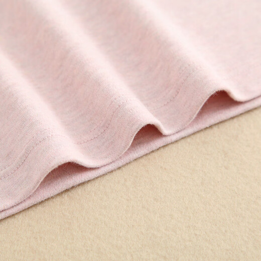 AB Underwear Women's Autumn Clothing Pure Cotton Single-piece Top Thin Cotton Sweater Warm Shirt Large Size Round Neck Bottoming Shirt R690 Xiangfei XL