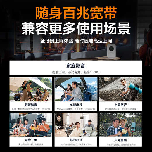 Paloma de mesa wifi portátil gratis un año de datos móvil wifi inalámbrico de 5 Ghz6 sin necesidad de almacenar previamente red de tráfico ilimitado sin tarjeta 4 redes tesoro de Internet montado en el automóvil 2025 nuevo modelo diamante 5 Ghz 1 batería adicional + ocho núcleos el doble de velocidad que la cobertura de toda la casa