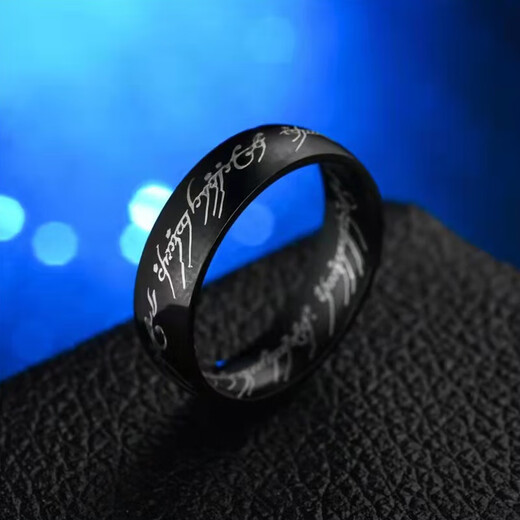Color Leias Ring Titanium Stahlring Herren trendy Nischendesign Männer einzelne Ringe vielseitige domineerische Jungen Ring Student Schwanz Ring Silber 9 andere Größen hinterlassen eine Nachricht