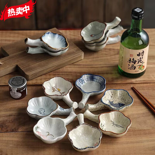 Haivoda MJ Japanese-style multi-functional chopstick holder chopstick holder ceramic chopstick holder table tableware chopsticks pillow spoon can be used as seasoning dish chopstick holder flavor dish