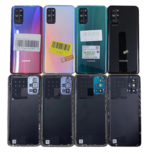 Honor adapted 30s disassembled back cover original mobile phone back case glass battery cover Honor 30s original disassembled back cover bright black 85 new