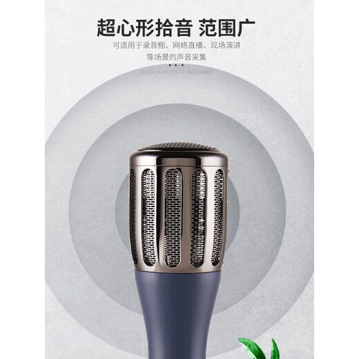 韩湘子(防伪可查询)有线48v电容麦克风话筒录音直播声卡K歌专用 韩湘子 5010