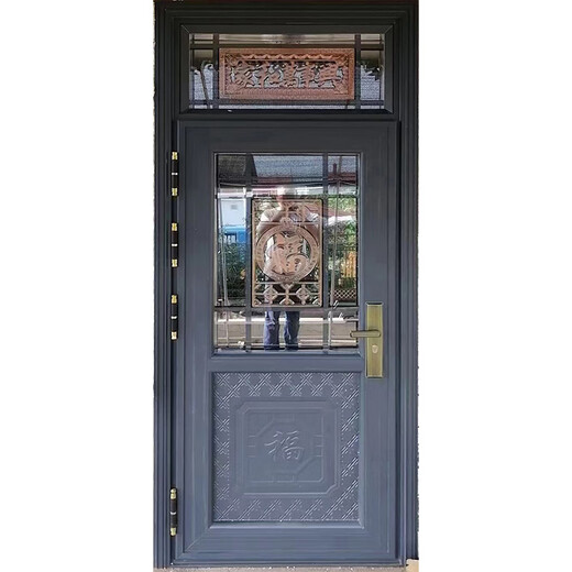 鑫天明铝合金断桥玻璃防盗门（樘） 仿铜 定制咨询