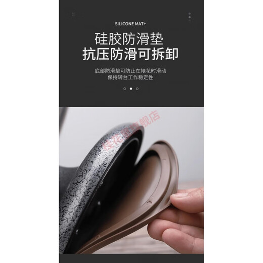 Du Zhunyu's complete set of tools for making cakes 12-inch aluminum alloy decorating turntable Decorating table for making birthday cake turntable for home use Novice 10-inch set Decorating tutorial