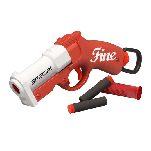 Qinmanhai Short Tube Shelt Casting Soft Bullet Lancet's Children's Toy Gun S686 Shotgun Boy Soft Bullet Gun Science and Education Model Model 2061 MINI S686 (Rose Gold)