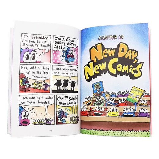 Original importierte englische Katzenkind -Comic -Club Little Pittie's Comic Club 12345 Bände Detektivhund mit dem Autor Dav Pilkey über 6 Jahre alte Little Pittie's Comic Club 3