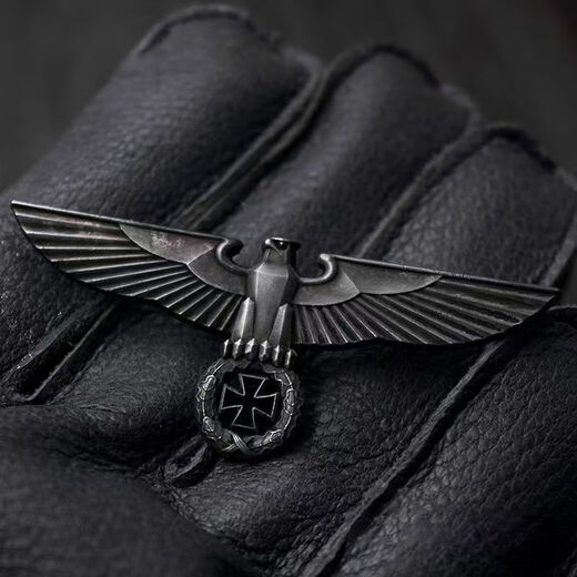 Replica of the German Eagle of Power Eagle Emblem Brooch Prussian Eagle Emblem Cap Badge German Eagle Medal Cross Rights Eagle Silver