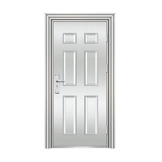 Vinoa 304 стальная дверь однодверная противоугонная дверь бытовая сельская входная дверь сельская входная дверь межкомнатная дверь инженерная входная дверь шесть квадратных сеток цена за квадрат