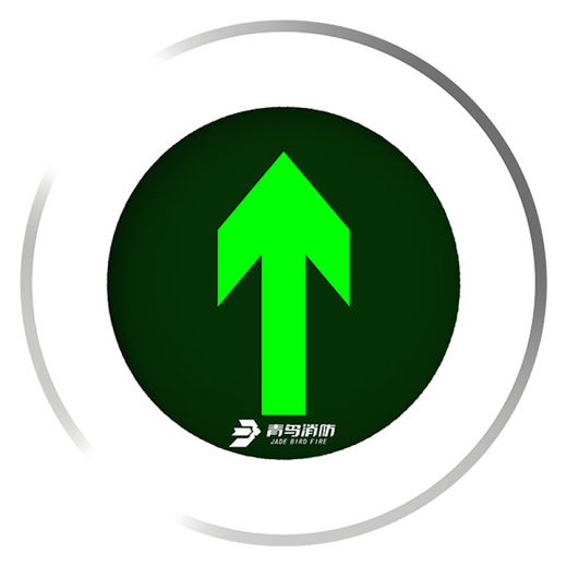Jade Bird Underground Light/Evacuation Indicator Light/Fire Emergency Light/Ground Indicator Light Single Arrow
