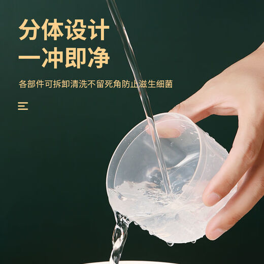 Electric Garlic Artifact Garlic Machine Electric Garlic Machine Kitchen Garlic Pounder Peeling Garlic Stirring Garlic Garlic Machine Garlic Puller Two-leaf Knife 100ML Manual Model Newly Upgraded Super Powerful Motor-Crush in Seconds Renewed Every Year