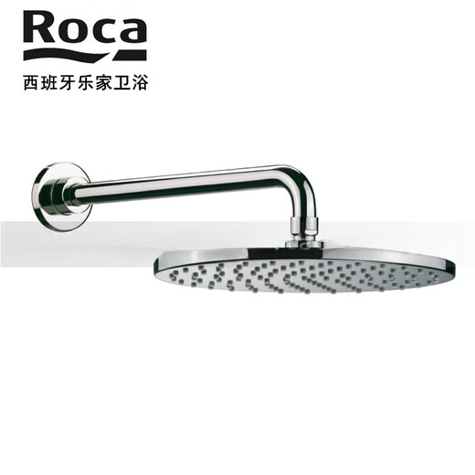乐家（Roca）乐家 入墙式墙出方形花洒头5B9758C0N暗装顶篷圆形淋浴莲蓬头 5B9756C0N 方形墙出花洒 200mm