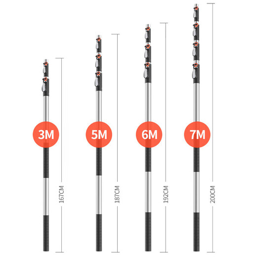 Delixi high-altitude pruning scissors telescopic pruning scissors long pole sawing tree manual farm tools tree manual farm tools